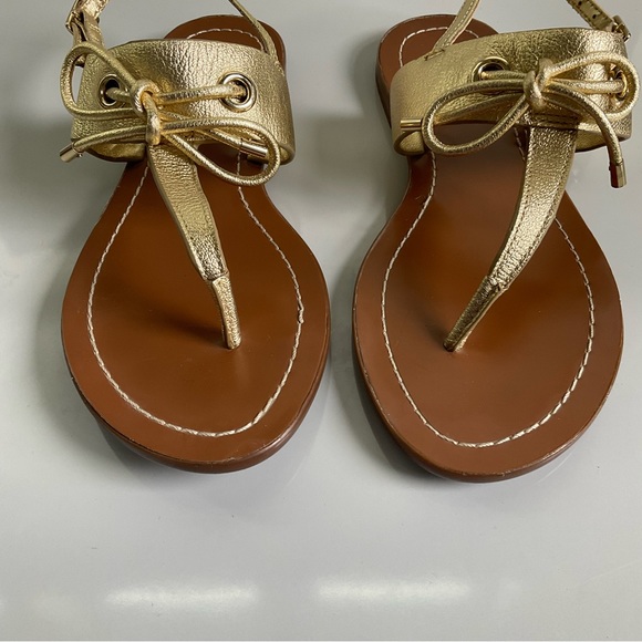 Kate Spade gold leather sandals - Picture 5 of 6